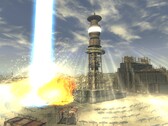 The Helios One power plant as pictured in Fallout: New Vegas on PC