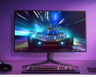 Artistic representation of the LG UltraGear 27GS93QE OLED gaming monitor. (Image source: LG)