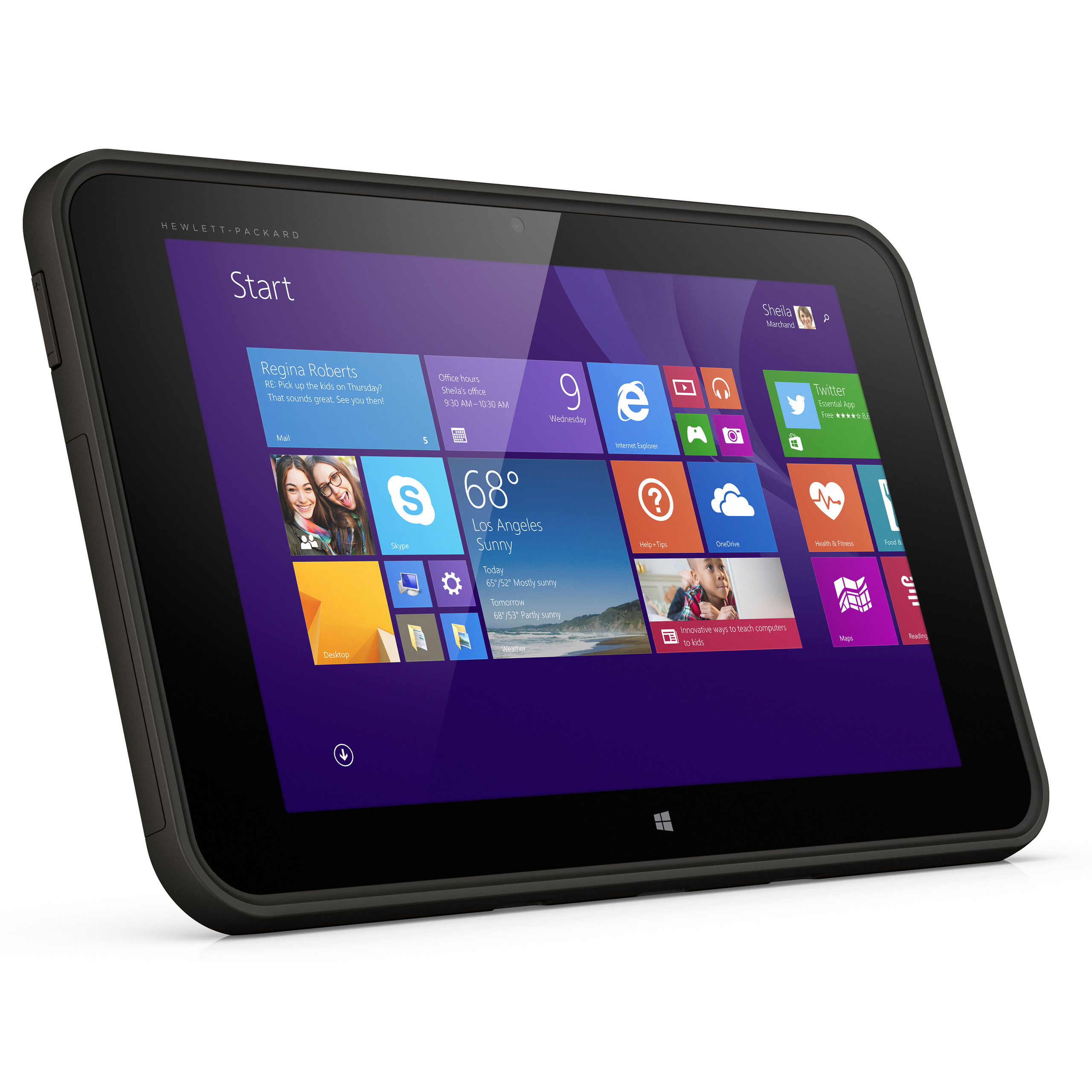 ☆☆ HP Pro Tablet  10 EE G1 ☆☆MS Office64GBのeMMCディスプレイ