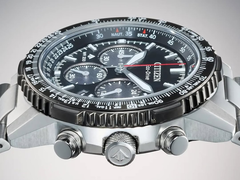 Pictured - a side profile of the Citizen Promaster Navihawk CA4664-60E.