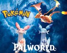 Pokémon and Palworld creatures are shown (Image source: Game Freak, Pocketpair with edits)