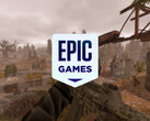 Upcoming free games lineup doesn't have any award winners. Pictured: edited screenshot from Stalcraft with the logo of Epic Games Store on top.
