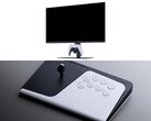 PlayStation gaming monitor (top), FlexStrike fight stick (bottom).