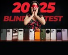 An image showing the flagship phones of 2025 that featured in the blind test (Image source: Versus via YouTube; edited)
