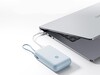 With 10,000mAh capacity it charge phones and laptops.