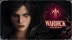 A promotional banner for Warlock: Dungeons & Dragons