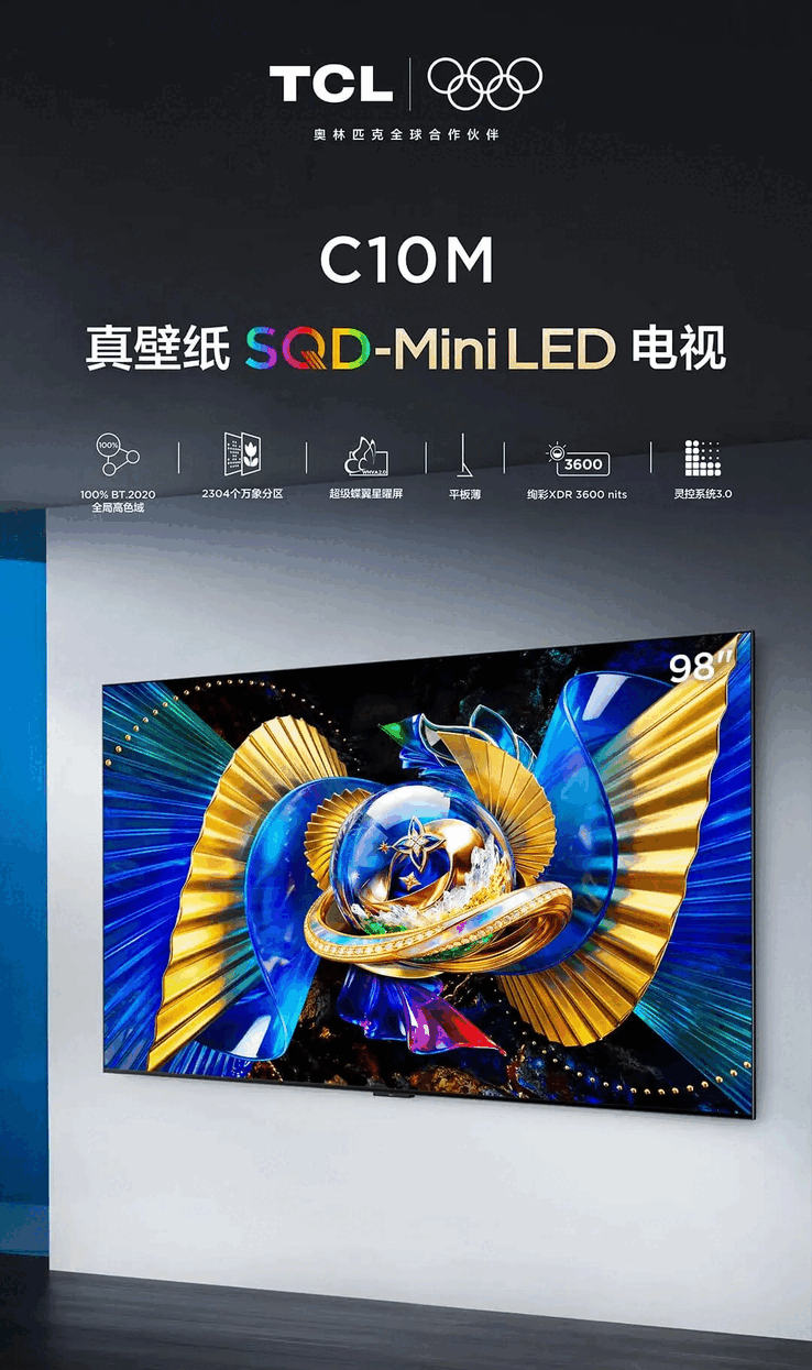 TCL first showed its SQD-Mini LED tech off publicly late last year, on its flagship X11L Series TV.