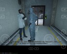 Outlast installed and played natively via Steam on a Android tablet (Screenshot: Marc Zander, Notebookcheck)