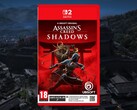 Assassin's Creed Shadows Switch 2 box art is shown (Image source: Auchan, Ubisoft with edits)