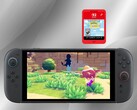 Pokémon Pokopia Game-Key Card shown above console (Image source: Nintendo of America YouTube with edits)