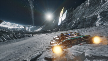 Pictured: A gameplay screenshot from STAR WARS: Galactic Racer.