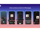 A promotional image for Spotify's new messaging feature that explains how to use it. (Image Source: Spotify)