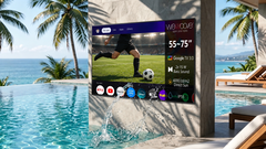 WeMoove has launched new outdoor TVs with QLED panels