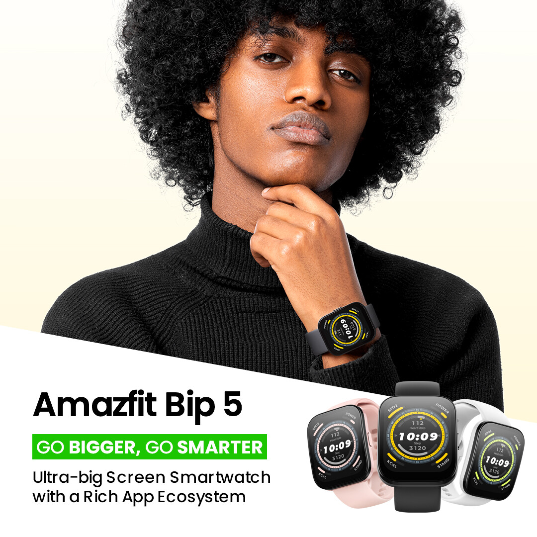 Amazfit BIP 5 Pastel Pink / Smartwatch 1.91
