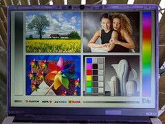 Outdoors under shade