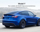 Model Y bonus matches the lost federal subsidy (image: Tesla)