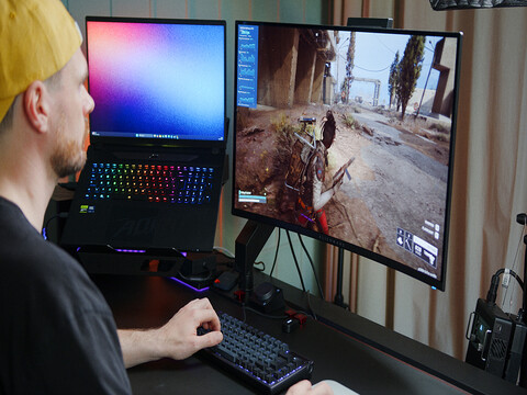 Video: First performance and gameplay impressions on a desktop RTX 5090 eGPU - ARC Raiders