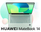 The MateBook 14 HarmonyOS Edition has an unusual keyboard layout.
