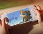 Kenji-NX v2.1.0 is now available to download. Pictured: edited picture showing the Konkr Pocket Fit running a Nintendo Switch game.