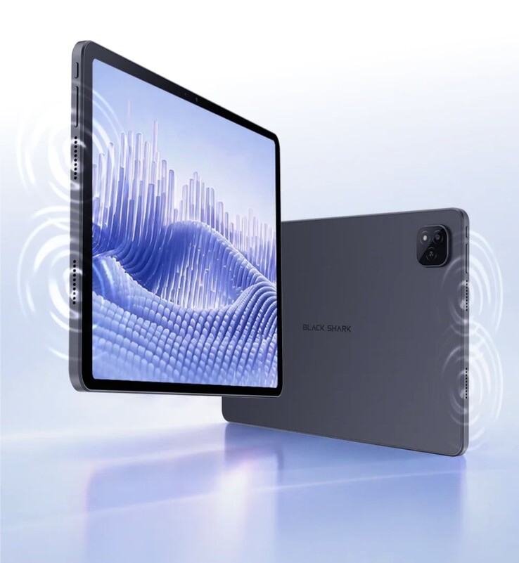 The Black Shark Pad Air 7 has quad speakers.