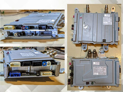 Tesla's AI4 vs HW3 (bottom) computer.