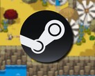 An image from the game Ocean's Heart and the modified Steam logo.