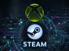 Xbox and Steam logos are shown