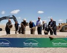 Bill Gates at the TerraPower groundbreaking of the Natrium sodium-cooled reactor in Kemmerer, Wyoming. (Source: Bill Gates blog)