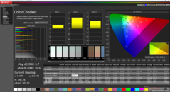 ColorChecker before calibration