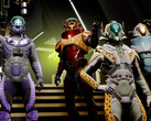 A screengrab of in-game characters posing on a ship (image source: Steam)