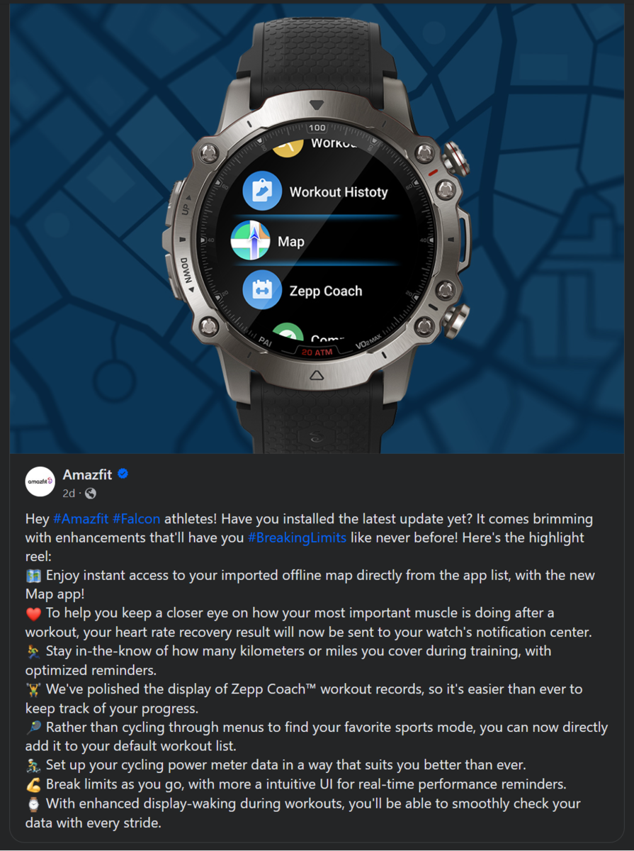 Should You Purchase The Amazfit Falcon Smart Watch? - Applications