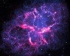 Supernova remnants in the Crab Nebula. (Image source: ESA, Herschel, PACS, MESS Key Programme Supernova Remnant Team ; Nasa, ESA et Allison Loll et Jeff Hester, Arizona State University)