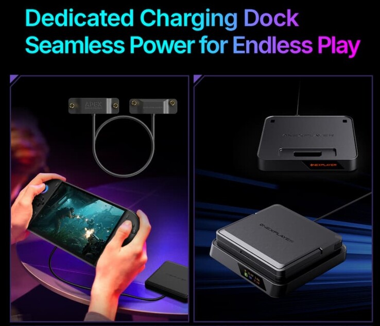 The charging dock enables uninterrupted use of the X2 Mini Pro.