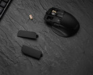The ProArt MD301 still has no price tag, and it's unclear when the mouse will launch. Pictured: a promo picture showing the swappable switches.