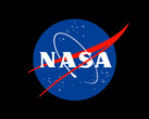 NASA's logo in black background