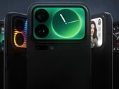 Vanilla Xiaomi 17 isn't expected to get the secondary display of the Xiaomi 17 Pro and 17 Pro Max. (Image source: Xiaomi on Weibo, AI-enhanced for clarity, edited)