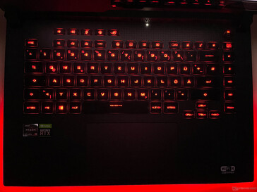 Asus ROG Strix G15 G513 - Подсветка клавиатуры