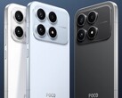 The compact Poco X8s in White, Black and Blue