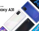 The Galaxy A31 is finally official. (Source: Samsung)