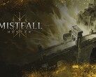 Mistfall Hunter key artwork highlighting the dark fantasy world of the Gyldenmist.