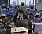 Investment banker with AI agents (AI-generated)