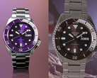 Pictured - screenshots of the Seiko 5 Sports SRPM11K1 and SRPM13K1 from the promo video posted by @seikosg. (Image source: @seikosg on Instagram)