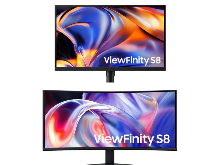 ViewFinity S8 27-inch (top) and S8 40-inch (bottom).