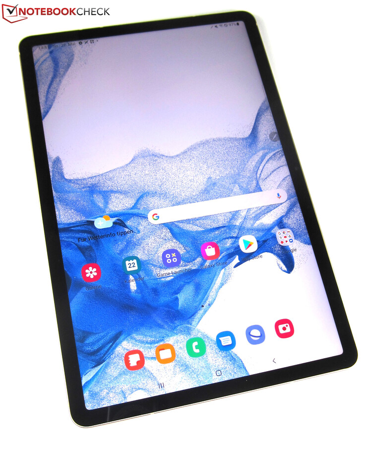 Samsung Galaxy Tab S8 Maximum performance in NotebookCheck.net format 5G 11-inch - review: Reviews