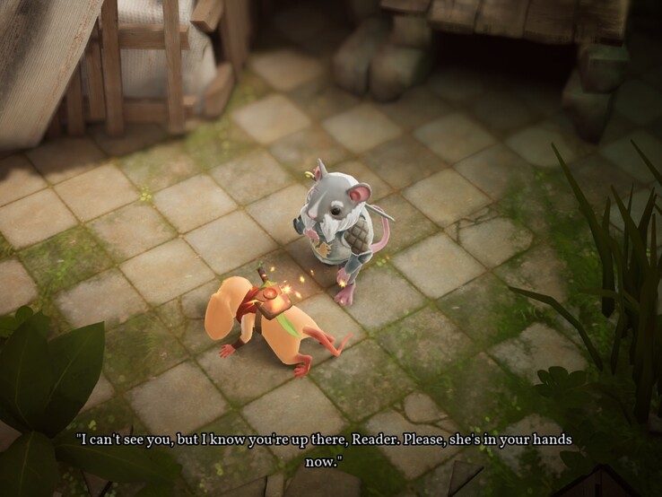 Quill gets struck down and the Reader is asked for help.