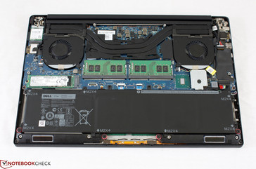 Consumer laptops with dedicated GPUs, such as the XPS 15, typically have a shared heatsink.