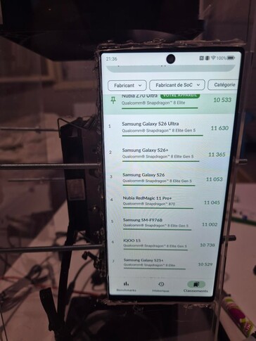 The modded Z70 Ultra in an unnamed 3DMark leaderboard