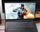 The display des XMG Apex 17 (M25)