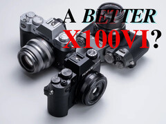 The Fujifilm X-T50 might be based on the X-T5, but it&#039;s shockingly similar to the X100VI in many ways. (Image source: Fujifilm - edited)