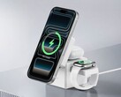 Anker’s new 3-in-1 Cube charger is Qi2 certified. (Image source: Anker)